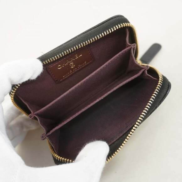 CHANEL Authentic Black Caviar Leather Wallet - Picture 3 of 10